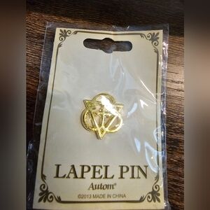 New In Package Autom Cross Lapel Pin